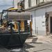 Peñaranda remodela los espacios del cuartelillo de la Policía Local para habilitar una cochera con punto de carga para los vehículos
