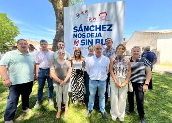 La comarca de Peñaranda, presente en la reivindicación del PP contra el recorte de paradas de autobús que plantea el Gobierno