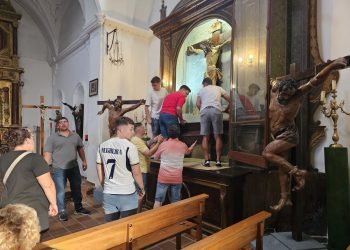 Peñaranda inicia los preparativos para la gran exposición del Jubileo de la Esperanza que podrá verse en la iglesia parroquial