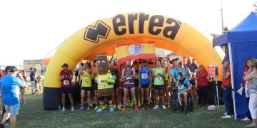 Diego Bravo y Gema Martín ganan la carrera popular de Villoruela que reunió ayer a más de 300 participantes de todas las edades