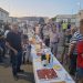 Cordovilla comparte una gran merienda festiva a pie de calle y hoy, domingo, despedirá las fiestas con la degustación de paella