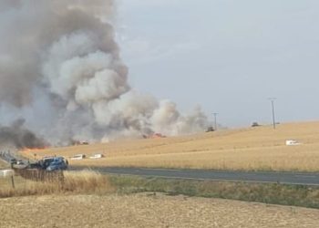 El fuego de Malpartida arrasó 165 hectáreas agrícolas y 3 de pasto: la Junta hace  balance de uno de los incendios más graves