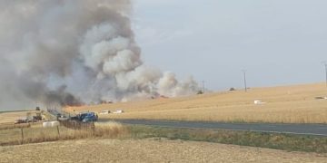 El fuego de Malpartida arrasó 165 hectáreas agrícolas y 3 de pasto: la Junta hace  balance de uno de los incendios más graves