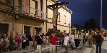 El Santo Cristo del Humilladero congrega la devoción popular de Peñaranda en su fiesta anual con el cambio en la mayordomía
