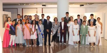 Las Cortes de Honor derrochan simpatía y belleza en Peñaranda en una gala que ha incluido el brillante pregón de Fernando Pinto