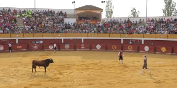 Macotera entona su particular «pobre de mí» en la despedida de las fiestas de San Roque con tarde de recortes y tributo a Estopa