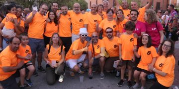 Peñaranda vive ya la algarabía de sus Ferias y Fiestas con las peñas abarrotando la plaza y su primer chupinazo «grabado»