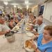 La asociación de mayores San Miguel, de Zorita de la Frontera, celebra su fiesta anual con una animada comida en Las Cabañas