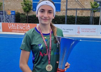 Amaia Pérez Blázquez, campeona de España de hockey hierba: «Soy una macoterana más y me encanta la fiesta de San Roque»
