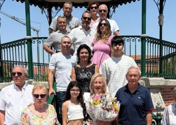 Pablo y Beni celebran en Peñaranda sus Bodas de Oro junto a sus familiares y en una jornada repleta de recuerdos y vivencias