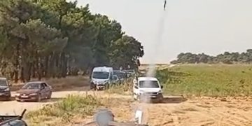 El alcalde de Cantalpino se salta «a la torera» la prohibición de la Junta en materia de incendios y usa pirotecnia en pleno campo