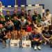 Paradinas-bar Quinto gana el torneo de las 32 horas de fútbol sala en Peñaranda en un pabellón cubierto lleno «hasta la bandera»