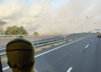 Antonio Martín, camionero peñarandino, atrapado por los fuegos en Galicia: «no sé cuánto tendré que esperar para volver a casa»