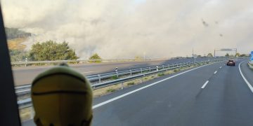 Antonio Martín, camionero peñarandino, atrapado por los fuegos en Galicia: «no sé cuánto tendré que esperar para volver a casa»