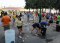 Las peñas de Arabayona de Mógica disfrutan de un divertido y concurrido Grand Prix en la explanada de la ermita de Hornillos