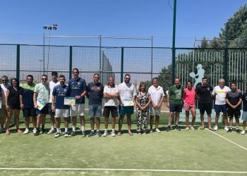 El torneo de pádel de Peñaranda ya tiene ganadores: Óscar Martín y Alberto Rodríguez y Jesús Rodríguez y Diego Rodríguez