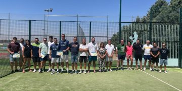 El torneo de pádel de Peñaranda ya tiene ganadores: Óscar Martín y Alberto Rodríguez y Jesús Rodríguez y Diego Rodríguez