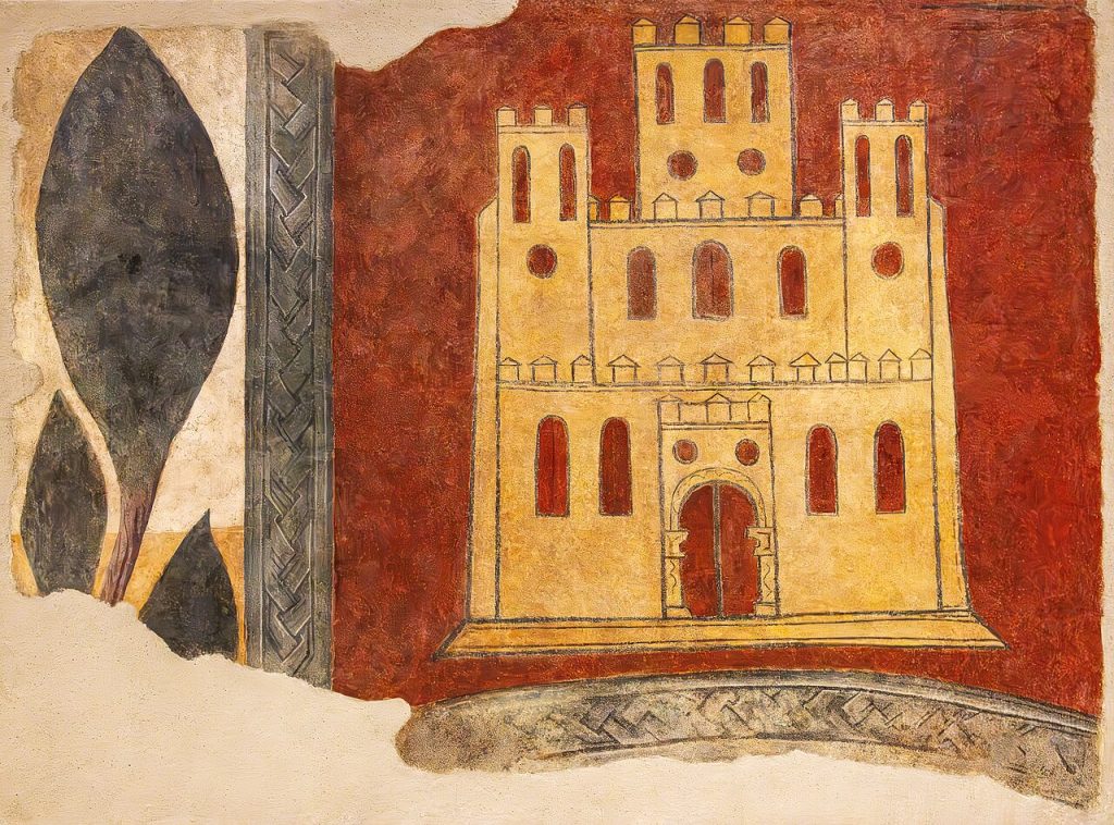 Barcelona Motiu arquitectonic de San Pedro de Arlanza Museu Nacional dArt de Catalunya