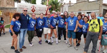 Aldeaseca de la Frontera recibe a la Marcha Teresiana y celebra la comunión de los higos orando por la paz y contra el hambre