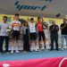 Joan Cadena gana en Babilafuente la primera etapa de la Vuelta Ciclista a Salamanca deslucida en la meta por la lluvia y el viento
