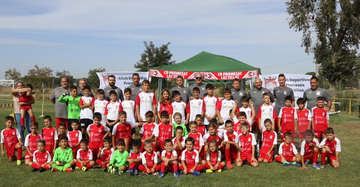 El club Promesas Las Villas presenta en Villoria sus equipos para la nueva temporada y sigue creciendo con más de 50 niños y niñas