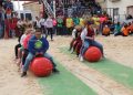 Tarde de risas y aplausos en Tarazona de la Guareña con las peñas compitiendo en las divertidas pruebas del Humor Amarillo