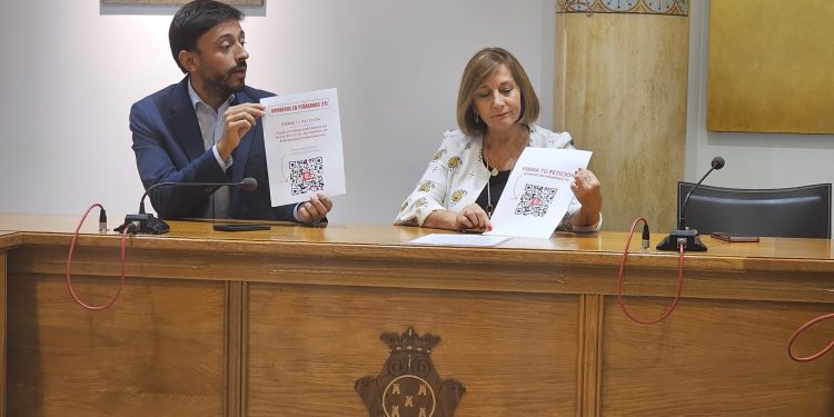 Peñaranda inicia mañana una campaña de recogida de firmas para reclamar a la Diputación un parque de bomberos profesional