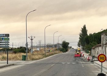El PP de Peñaranda atiende la demanda del centro de adultos El Inestal y logra reforzar la iluminación en la carretera de Madrid