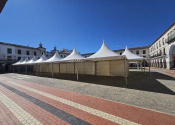 Todo preparado en Peñaranda para la III edición de la Feria Ecológica y Agroalimentaria que se celebrará en la plaza Nueva