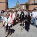 Rágama rinde honores a la Virgen del Rosario con una procesión que ha recorrido el pueblo en el día grande de las fiestas