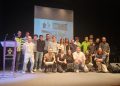 El club de atletismo «Ciudad de Peñaranda» celebra su XV aniversario y la alcaldesa les promete una nueva pista para el 2026