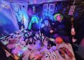 Peñaranda vive la noche más terrorífica del año: vampiros, brujas, zombies, esqueletos, calabazas y monstruos acuden al «Seve»