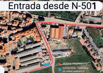 Peñaranda en Común propone alternativas para los desvíos del tráfico pesado cuando empiece la obra de la calle del Carmen