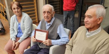 Olimpio Criado López «histórico» alguacil de Aldeaseca de la Frontera se convierte en un nuevo centenario de la provincia