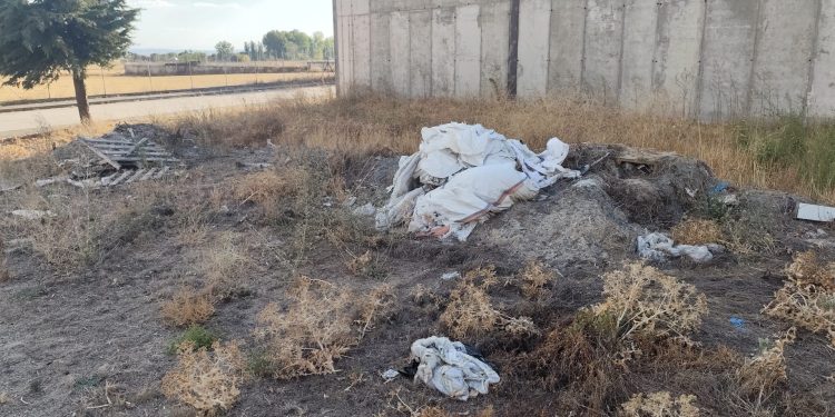 Peñaranda en Común critica el estado de abandono de las zonas verdes del polígono industrial El Inestal y piden soluciones