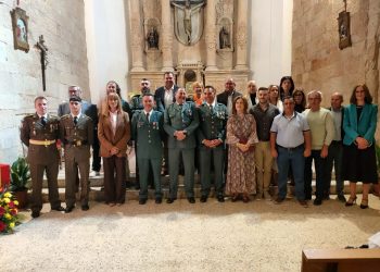 Villoria y Cantalapiedra se unen en una celebración conjunta del día del Pilar con la Guardia Civil como gran protagonista
