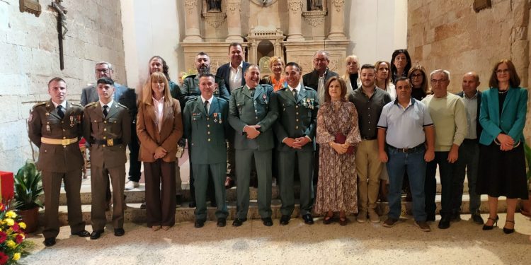 Villoria y Cantalapiedra se unen en una celebración conjunta del día del Pilar con la Guardia Civil como gran protagonista