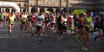 El «Ciudad de Peñaranda» y el «Atletismo Macotera Jamón Prim», en el podium de la carrera popular contra la violencia de género