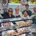 Nacho Cano, mítico integrante de Mecano, visita Los Álamos en Peñaranda para disfrutar de la excelente variedad de su cocina