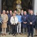 Peñaranda acompaña a Nuestra Señora de las Lágrimas en su regreso desde la parroquia a la ermita del Cristo del Humilladero