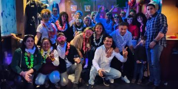 Raúl Hernández Perulero celebra su 49 cumpleaños con una gran fiesta en Peñaranda acompañado de su familia y sus amigos