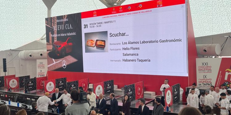 El chef peñarandino Helio Flores presentará mañana, martes, su «Scuchar» en el XXI Concurso Nacional de Pinchos de Valladolid