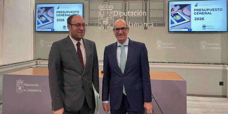 La Diputación de Salamanca presenta un presupuesto récord de 176,1 millones de euros para 2026, un 8 % más que el anterior