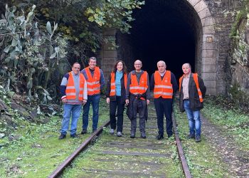 La Diputación presenta el nuevo recorrido corto del Camino de Hierro y el Centro de Recepción de Visitantes en Vega de Terrón