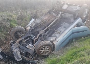 Un accidente de tráfico en el término municipal de Babilafuente deja un varón de 60 años herido con un traumatismo en un brazo