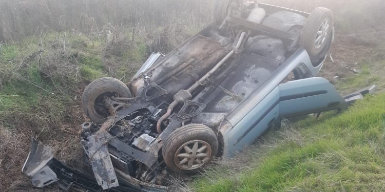 Un accidente de tráfico en el término municipal de Babilafuente deja un varón de 60 años herido con un traumatismo en un brazo