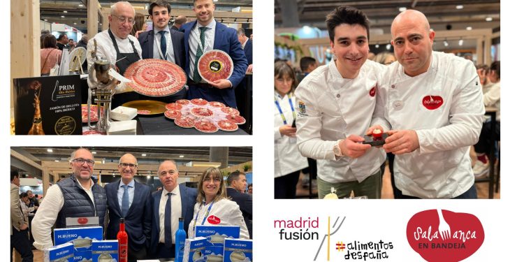 Peñaranda y Macotera brillan con luz propia en Madrid Fusion con Los Álamos Gastrolab y Jamón Prim conquistando paladares