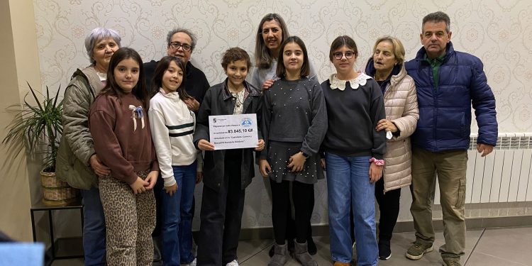 Babilafuente entrega a «La Sonrisa de María» los 3.845 euros recaudados en las distintas actividades solidarias navideñas