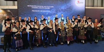 Surco y Adobe brillan en FITUR poniendo en valor la riqueza del folclore charro en las comarcas de Peñaranda y de Las Villas