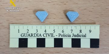 La Guardia Civil detiene en Villoria a un varón como supuesto autor de un delito de tráfico de drogas e incauta 42 pastillas